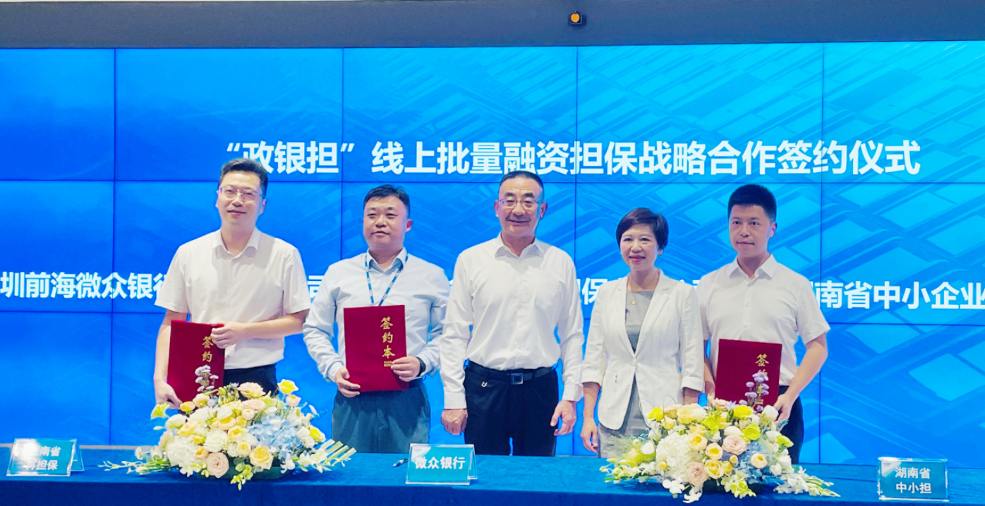 拓宽小微企业融资渠道 &ldquo;政银担&rdquo;线上批量融资担保合作模式推出