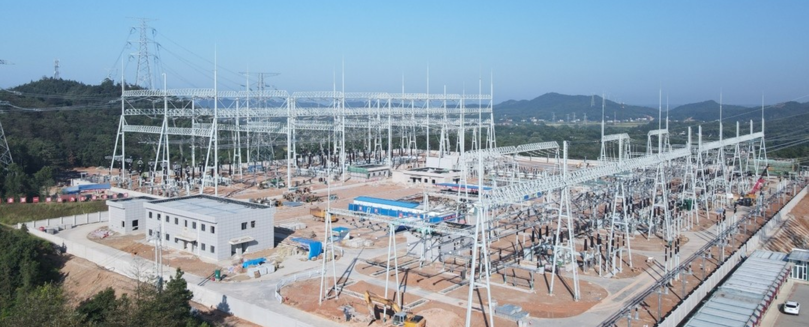 国庆假期不停歇，宁乡首座500千伏变电站有望下月建成投运
