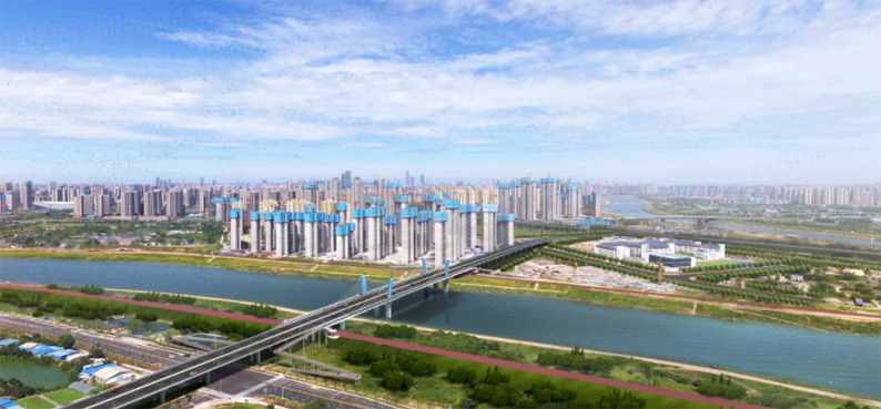 长沙金桂路跨浏阳河大桥将开启水上施工