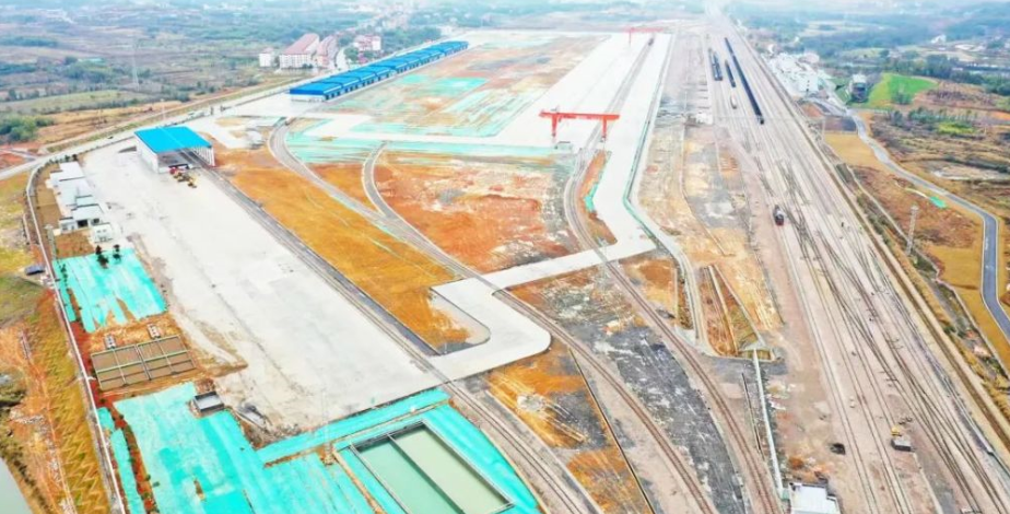 永州北铁路物流园开通运营 近期将实现年总运输能力266.8万吨