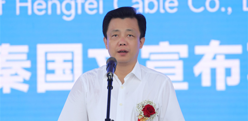 恒飞电缆智能化产业园项目开工 秦国文宣布开工