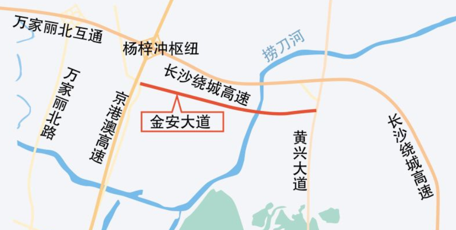 长沙：城东北将新添东西向城市主干道