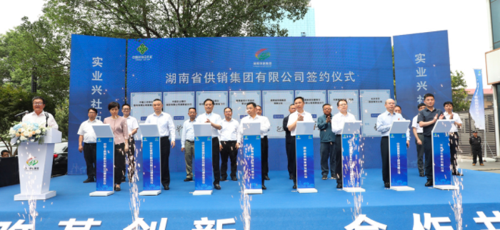 做大做强为农服务综合平台 湖南供销集团揭牌成立