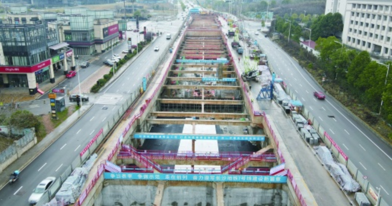 5座车站正进行主体结构施工，长沙地铁7号线计划2027年通车试运行