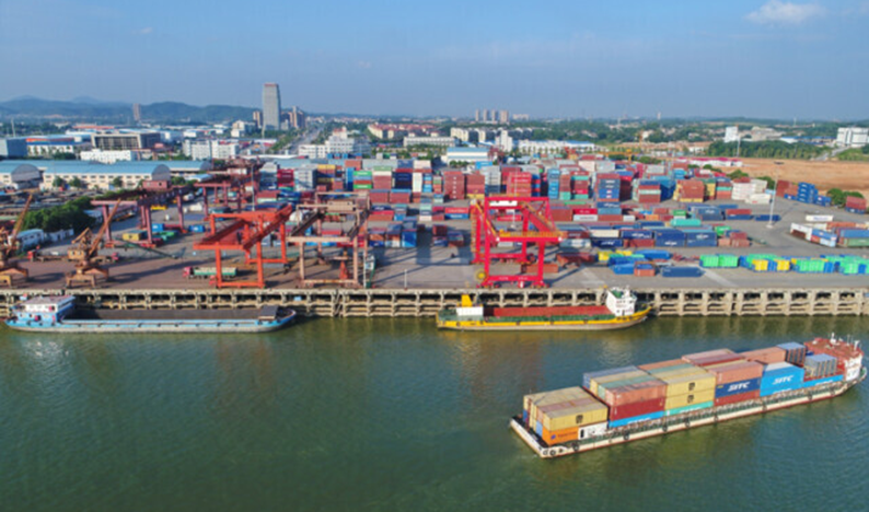 长沙新港3月份货物吞吐量83.82万吨，同比增长12.03%