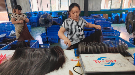 &ldquo;邵阳造&rdquo;发制品在非洲市场份额超六成 占全球市场的15%