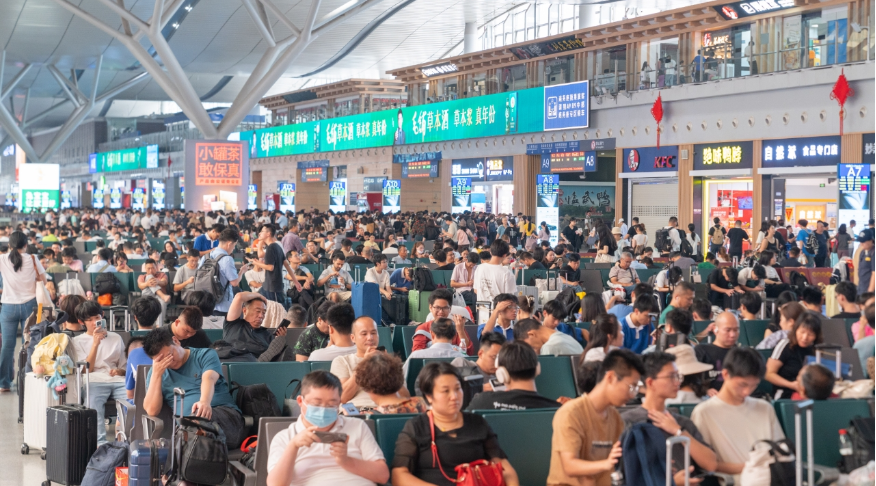 城市交换游火热！长沙南站29日预计发送旅客15万人次