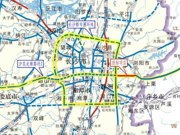 湖南再添东西向出省通道：浏株高速串起浏阳株洲韶山，设计时速120公里