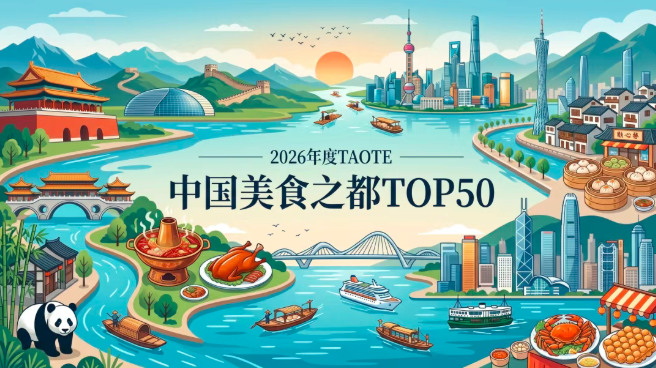 一城一味，舌尖上的中国新版图&mdash;&mdash;2026年度TAOTIE中国美食之都榜单解读