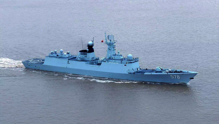 中国海军四艘军舰穿越大隅海峡 进入西太平洋
