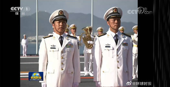 来奕军大校任国产航母山东舰舰长，庞建宏大校任政委