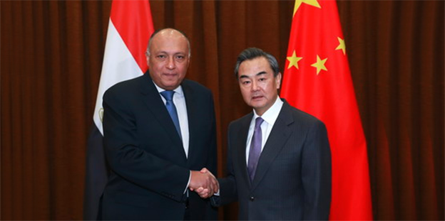王毅接受埃及媒体书面采访：遗憾某些国家只破坏不建设