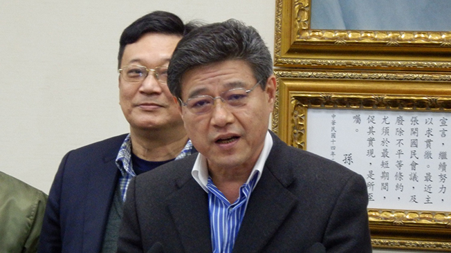 台媒：林荣德代理国民党主席