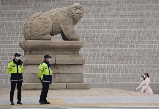 首尔街头 中新社记者 曾鼐 摄