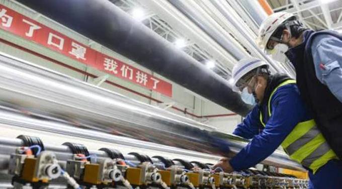 中国自主研制新型高端熔喷布机组投用，此前长期受技术封锁