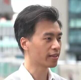 “元朗监察议会联盟”成员林伟明(图源:香港“文汇网”)