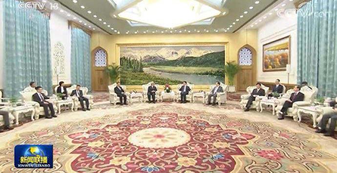 韩正会见澳门特别行政区纪律部队高层代表团