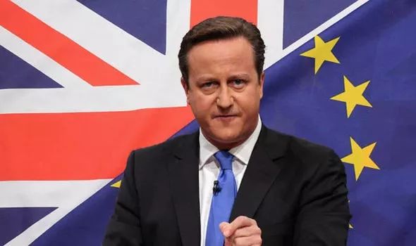 △时任英国首相卡梅伦(图片来源:BBC)