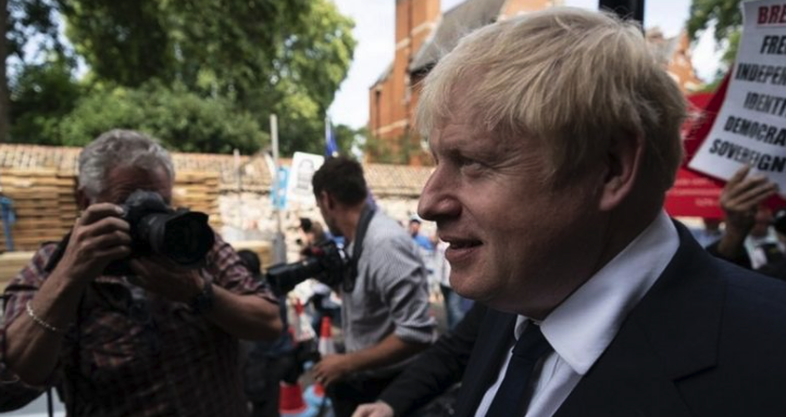 △鲍里斯·约翰逊于2019年7月24日担任英国首相(图片来源:BBC)