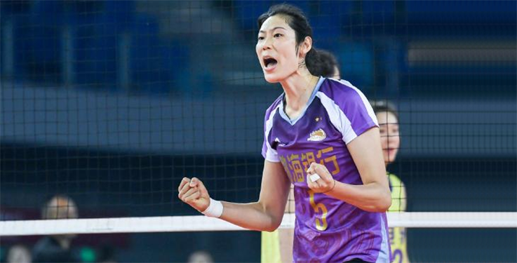 朱婷蝉联女排联赛最有价值球员，个人MVP荣誉已达15个