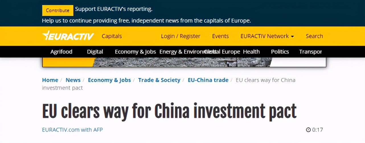 美国怕了?欧盟与中国即将达成贸易协议,拜登敦促美欧开展会谈