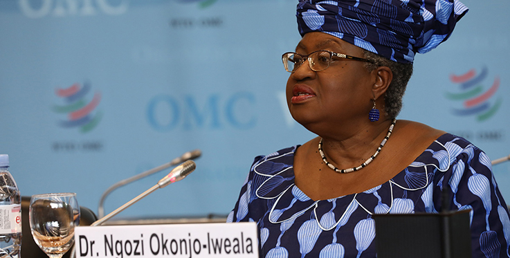 世贸组织迎来首位女性总干事，曾任尼日利亚财政部长