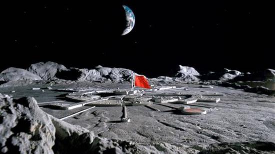 (图说:月球基地模拟图。图/lunasociety)