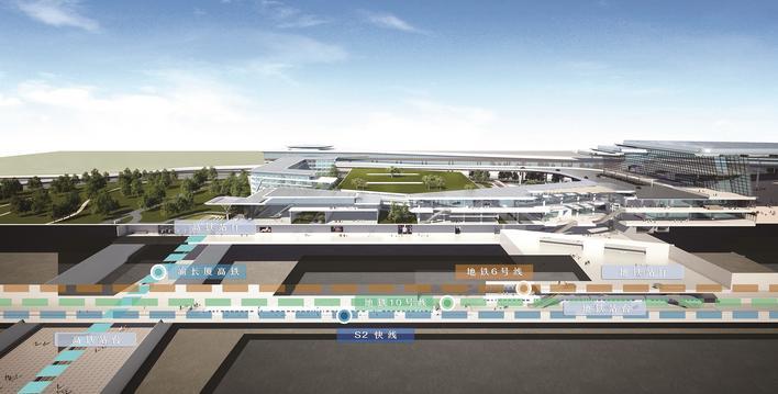 长沙机场改扩建工程综合交通枢纽主体工程开工