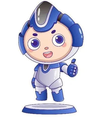 △高速磁浮吉祥物“高速磁浮小子”。图源:高铁四方公众号