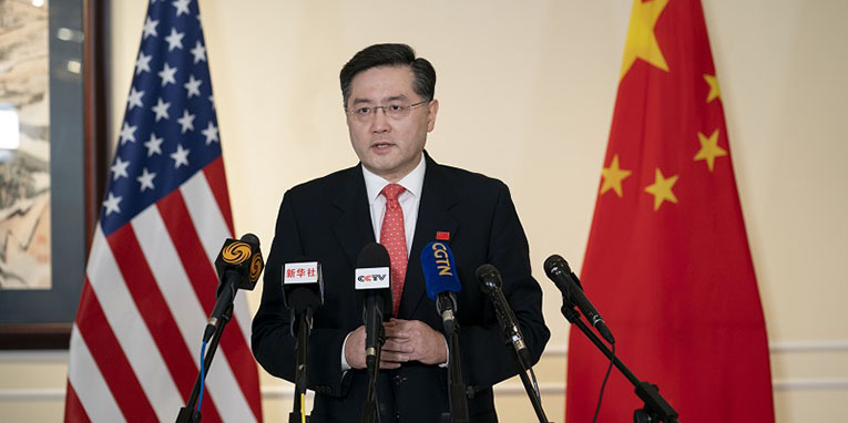 新任驻美大使秦刚：中美关系的大门已经打开 就不会关上