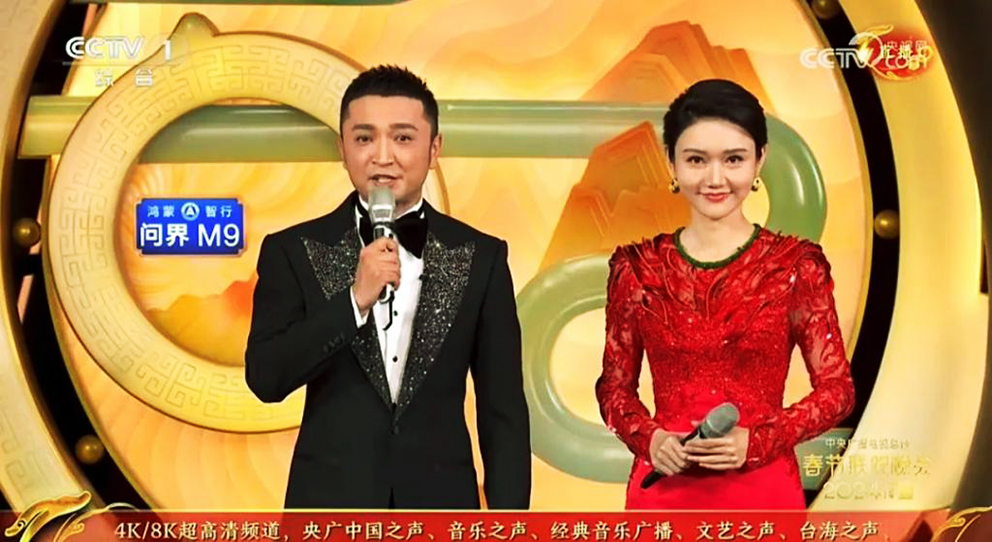 春晚广告植入统计：我们发现 12 个品牌，还有两个敬业的小姐姐