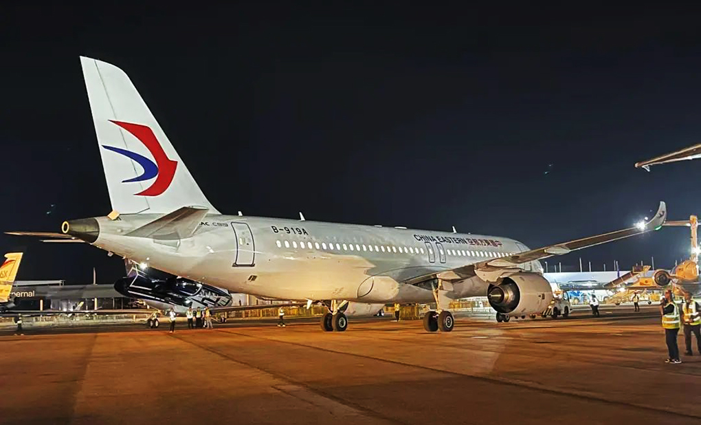 C919，首次在国外亮相！
