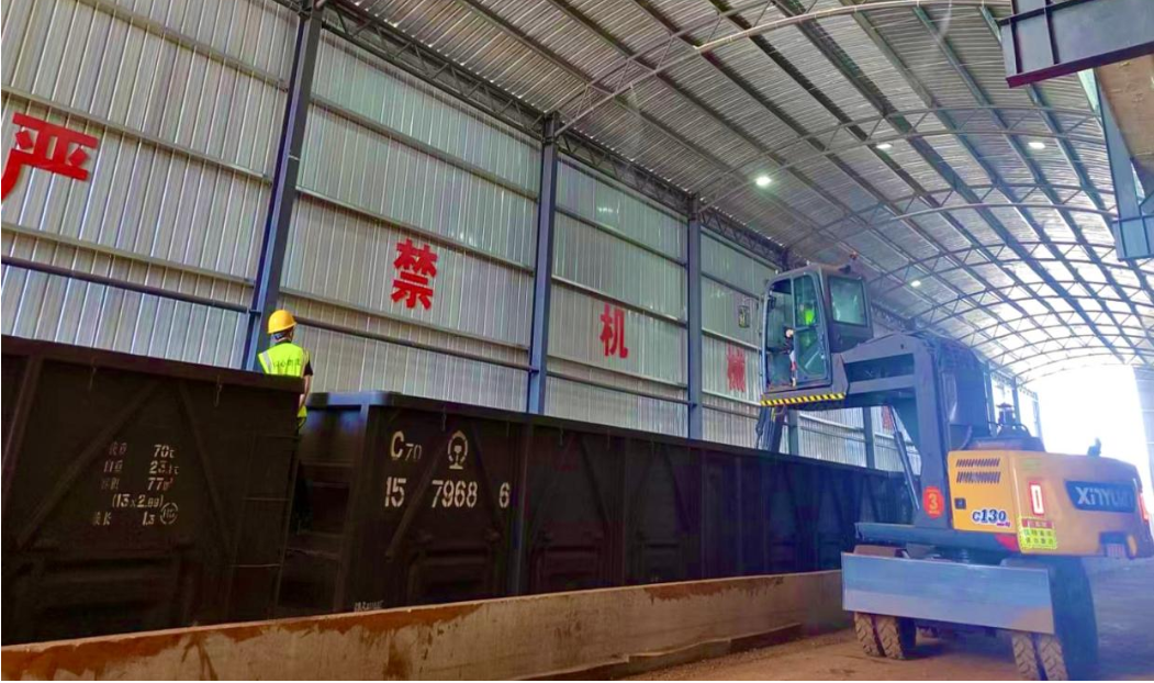 长沙新港铁水联运提效降本 开通首月货运量环比增加144%
