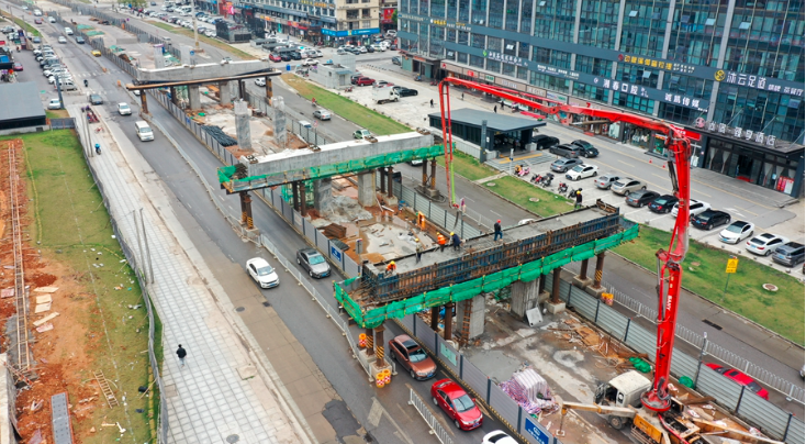 万家丽路快速化改造北延线预计6月底正式通车