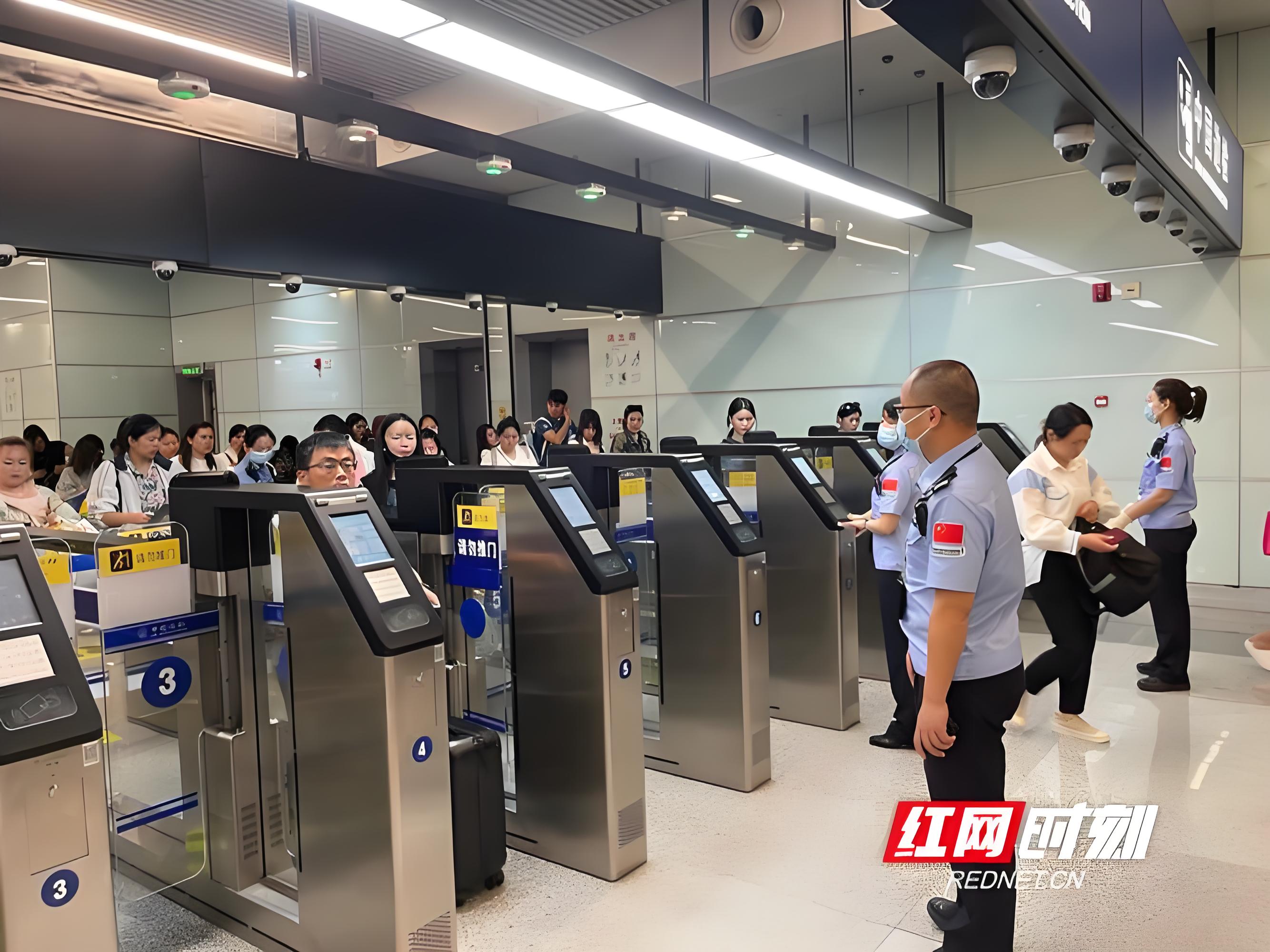上半年湖南口岸86万余人次出入境 同比增长10.5%