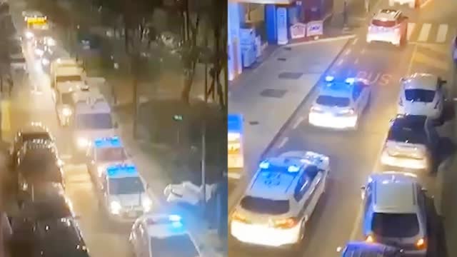 中国专家组飞抵意大利 米兰民众奏响国歌鼓掌欢迎