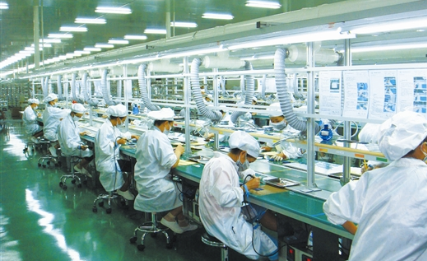 电子信息行业复岗率高 稳定了全球供应链