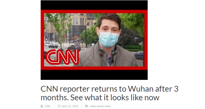 CNN记者重访武汉 美国网友炸锅
