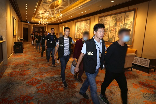 粤港澳三地警方同步展开第一次统一清查行动
