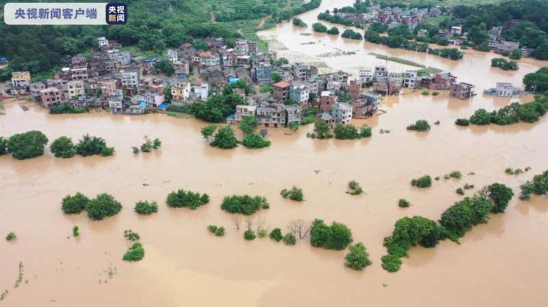 湖南江华暴雨致多个乡镇受灾 5人失联