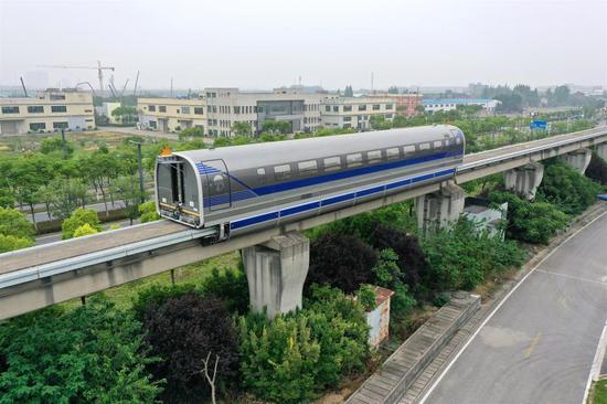 重要突破！我国600公里高速磁浮试验样车成功试跑