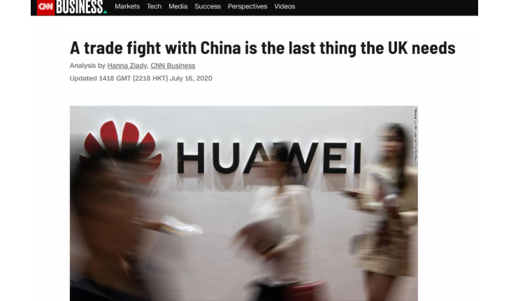 美媒迷惑：英国在最脆弱时候去惹中国