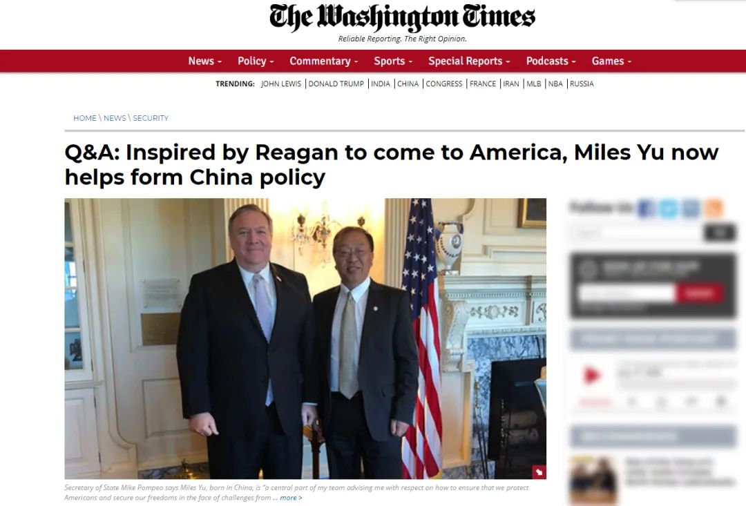 美国制定的恶毒对华政策，据说很多是出自这名华裔