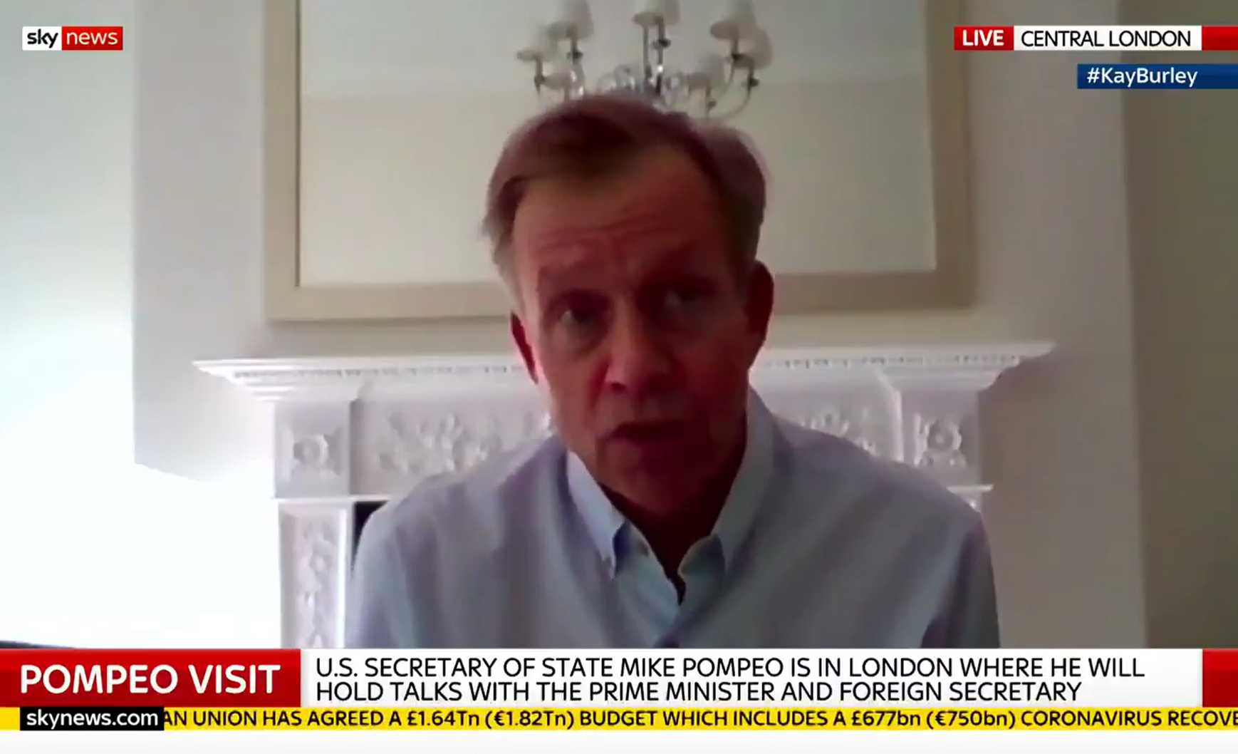 一到英国还没见首相 他就去见了些对华强硬派