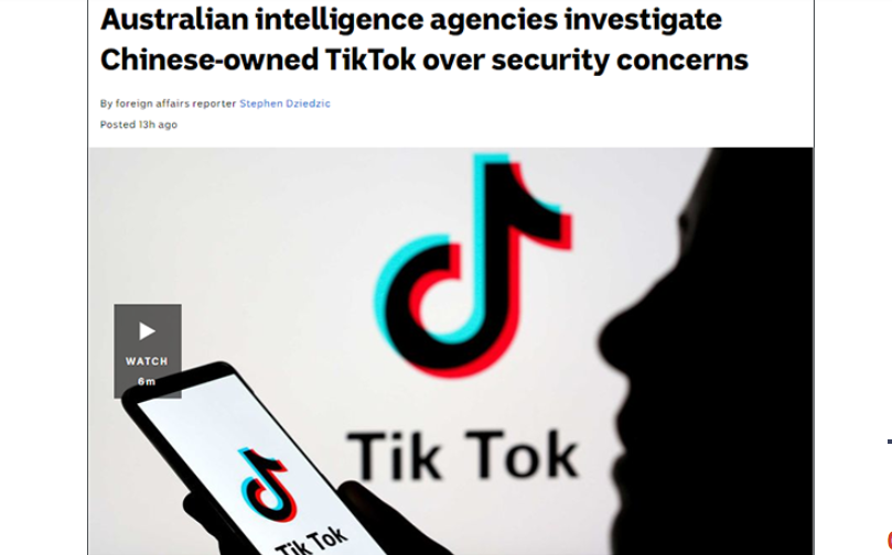 特朗普刚开口，澳大利亚立马调查TikTok