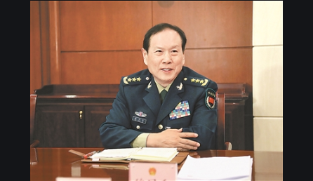 国务委员兼国防部长魏凤和同美国国防部长通电话