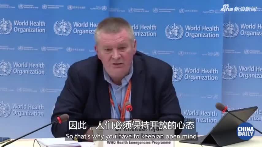 世卫组织强调零号病人不一定来自武汉