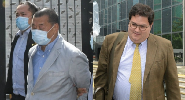 黎智英被捕后 其被通缉的美军背景助手自曝身在美国