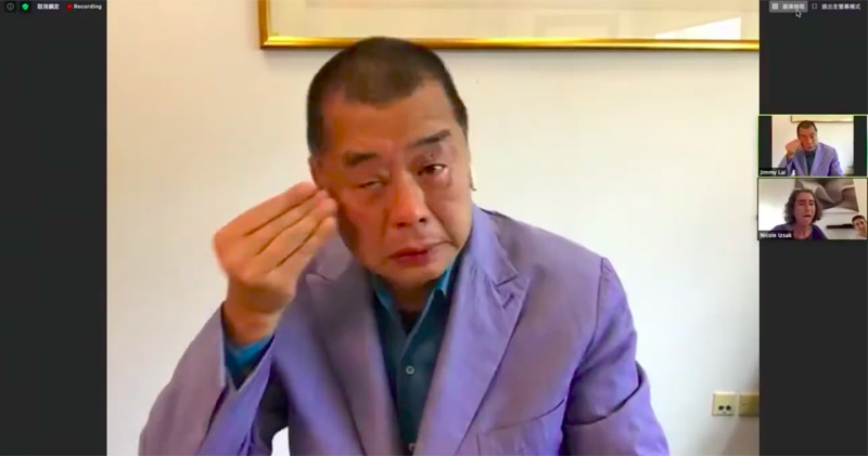 黎智英还死撑 数度哽咽称从没支持&ldquo;港独&rdquo;