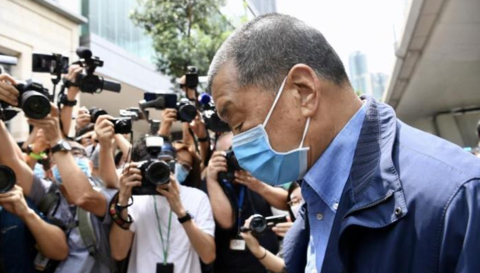 黎智英刑恐记者案 法院裁定表证成立